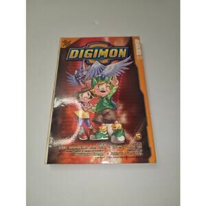 Digimon Vol 5 by Yuen Wong Yu 1st Print 2003 Tokyopop English Manga